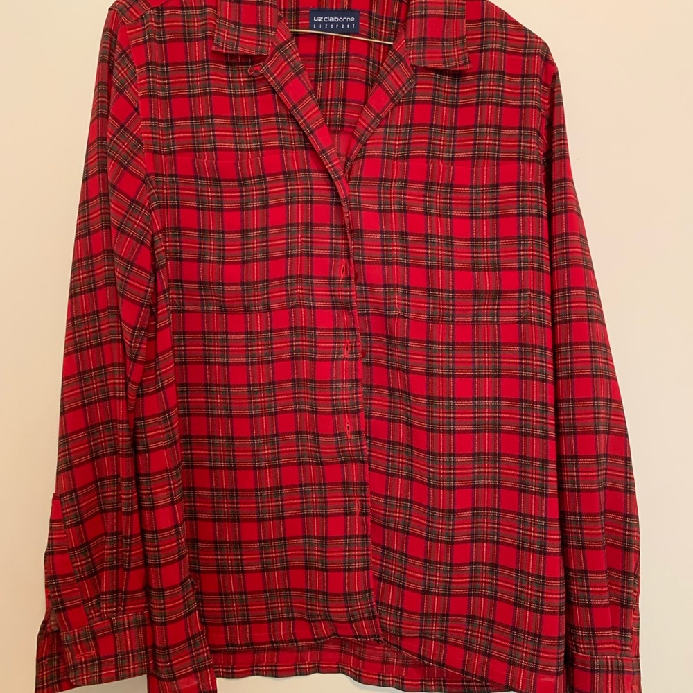 Liz Claiborne Plaid Shirt